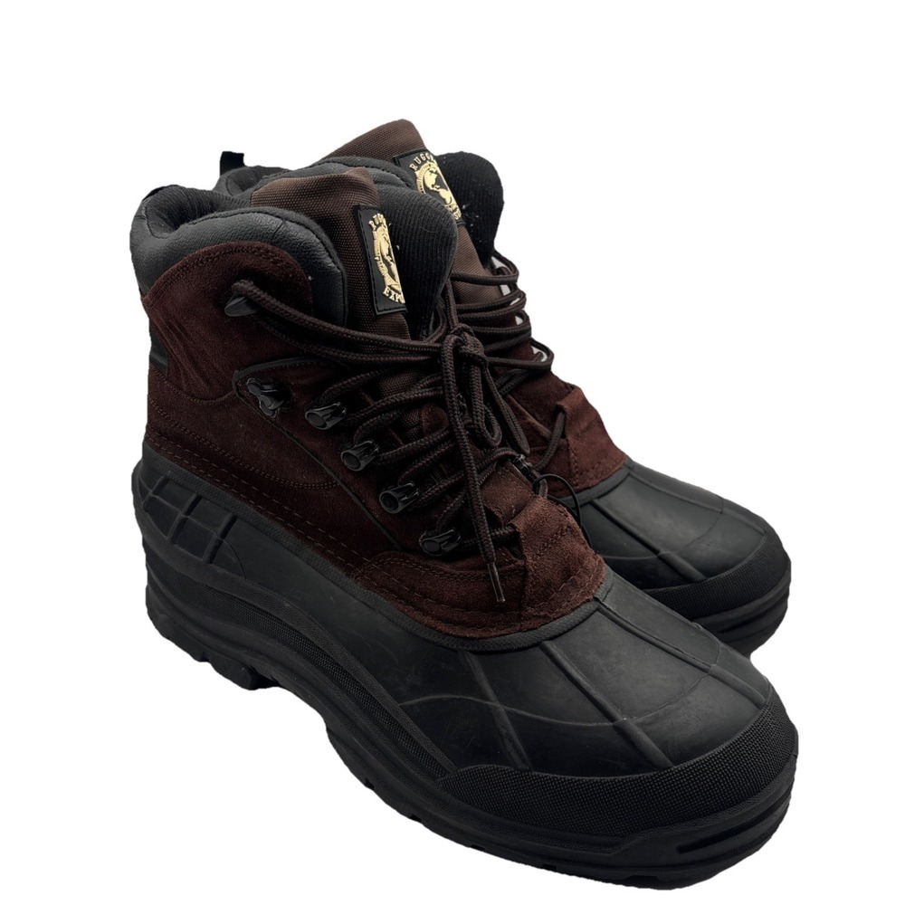 Men's Rugged Exposure Mammoth II Winter Snow Boots Sz 12 Brown